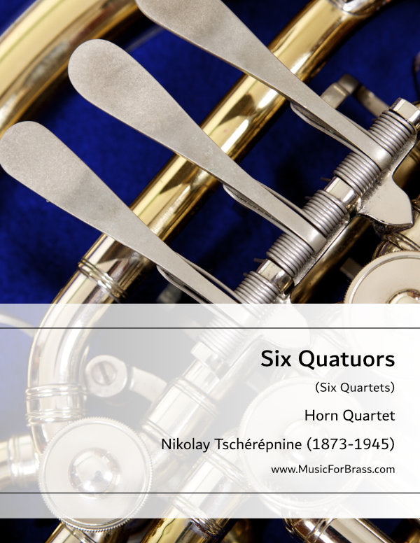 Six Quatuors (Six Quartets)