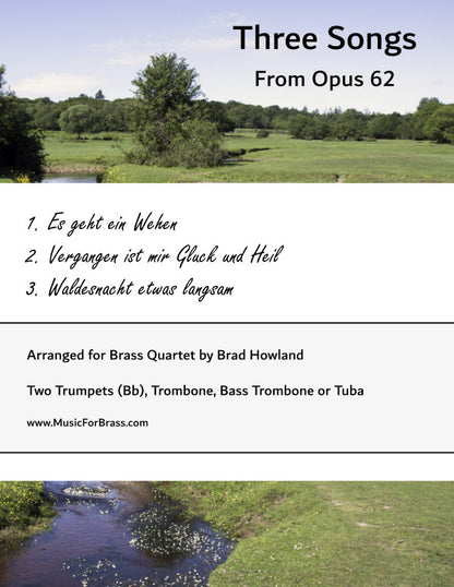 Three Songs, Opus 62