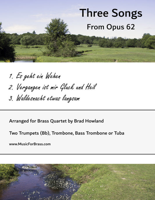 Three Songs, Opus 62