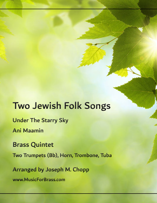 Two Jewish Folk Songs