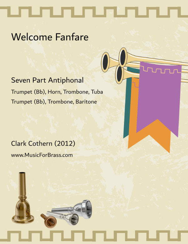Welcome Band Instruments Welcome Fanfare for Brass Ensemble – Music For Brass