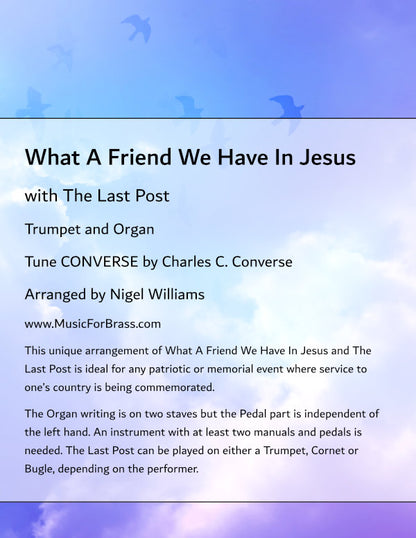 What A Friend We Have In Jesus