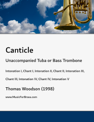 Canticle for Unaccompanied Tuba or Bass Trombone